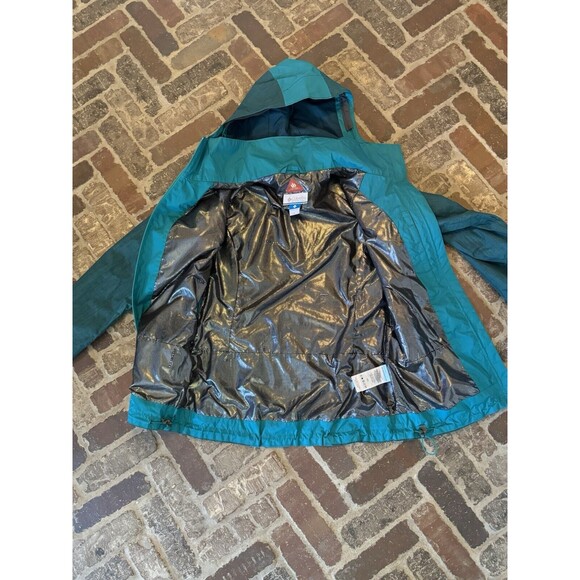 Columbia Women's Hot Thought Emerald Teal Jacket Size Small OmniHeat OmniTech - Picture 3 of 16